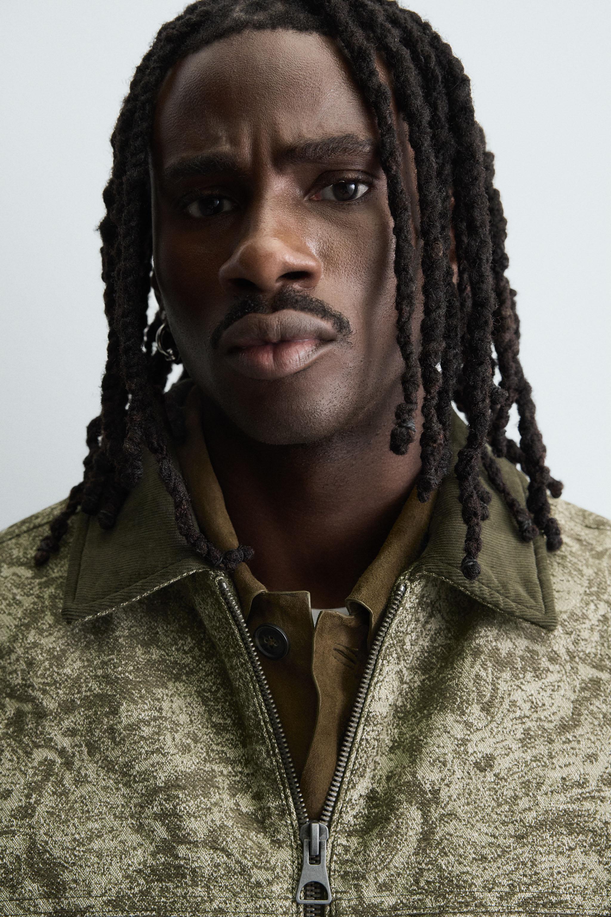 VESTE MATELASSÉE JACQUARD ABSTRAIT